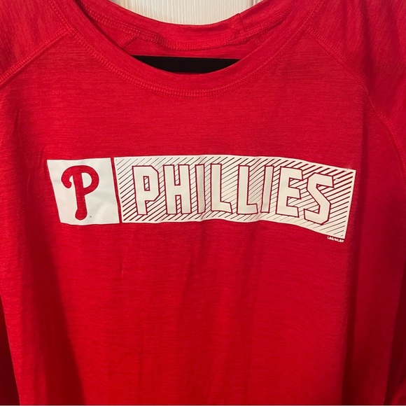 Philadelphia Phillies T-Shirt Men's 4XL RED Baseball Fanatics Soft Stretch NWT - Picture 2 of 7